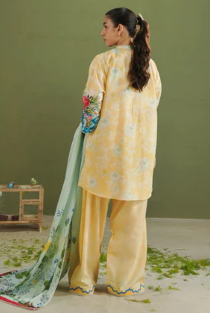 Zara Shahjahan - Luxury Stitched Embroidered Lawn 3 Piece Suit-ZS-LAYLA-8A (2)