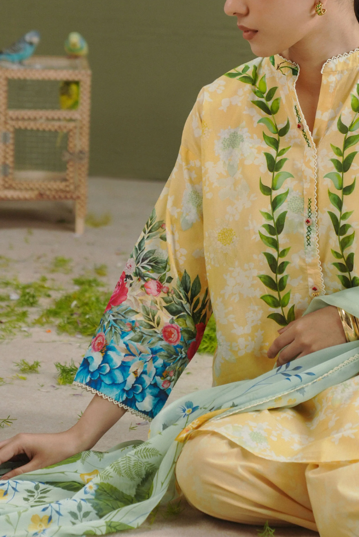 Zara Shahjahan - Luxury Stitched Embroidered Lawn 3 Piece Suit-ZS-LAYLA-8A (2)