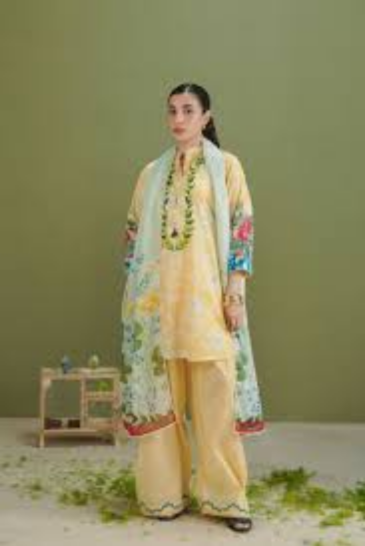 Zara Shahjahan - Luxury Stitched Embroidered Lawn 3 Piece Suit-ZS-LAYLA-8A (2)