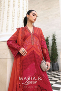 Maria B - Luxury Stitched Embroidered Lawn 3 Piece Suit-MBLL-D13