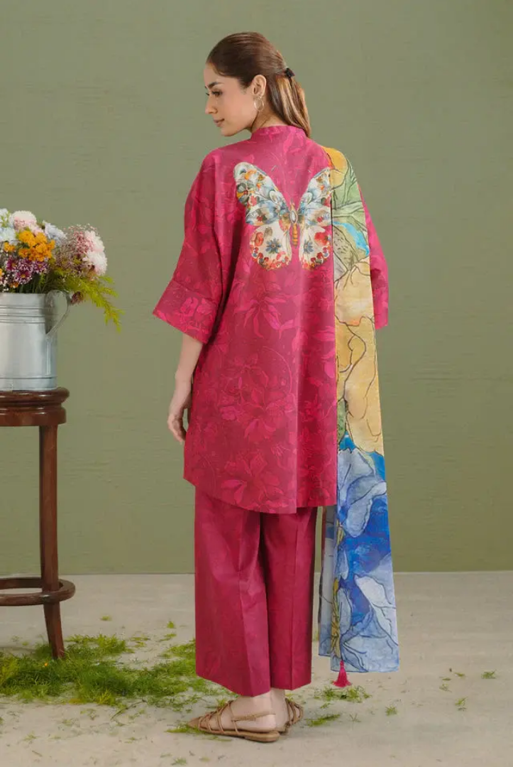 Zara Shahjahan - Luxury Stitched Embroidered Lawn 3 Piece Suit-ZS-LGECE-5A (2)