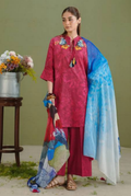 Zara Shahjahan - Luxury Stitched Embroidered Lawn 3 Piece Suit-ZS-LGECE-5A (2)