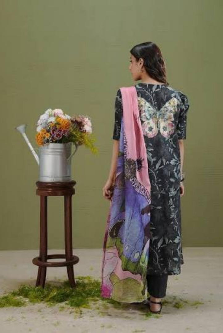 Zara Shahjahan - Luxury Stitched Embroidered Lawn 3 Piece Suit-ZSKGECE-5B (2)