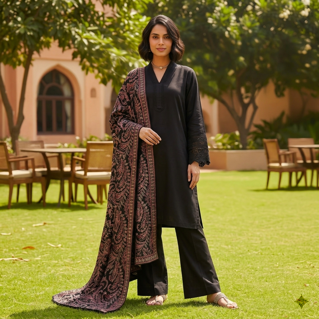 Winter Veyra | Heavy Shawl 3-Pc